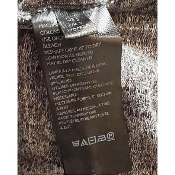 Anthropologie Maeve Cowl Neck Ribbed Boho Sweater in Grey Size Small - Picture 5 of 8